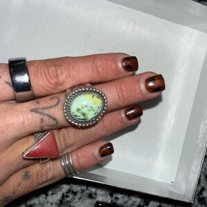 Native made palomino ring